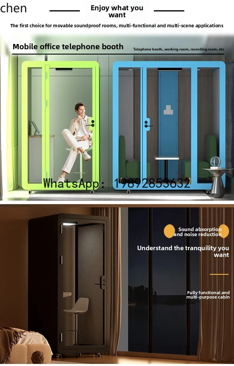 Soundproof Room Home Piano Silent Room Live Streaming Room Indoor Singing Recording Studio Movable