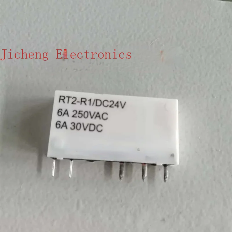 2PCS Off The Shelf Brand New RT2-R1/DC24V Relay 6A 5 Pin 24V