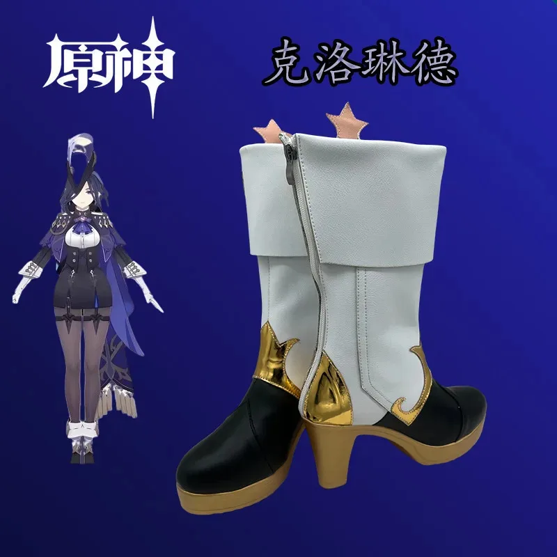 

2025 12, оригинальная обувь God Fengdan Clolinde Cos в стиле аниме, косплей, вторичное измерение, обувь для выступлений в стиле комиксов, которую можно наклеить