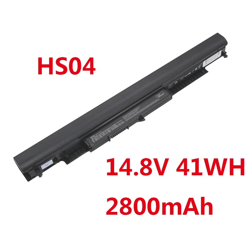 Laptop Battery HS04 14.8V 41WH 2800mAh For HP 240 245 250 255 G4 HSTNN-LB6U HSTNN-LB6V HSTNN-PB6S 807611-831 807957-001 HS03