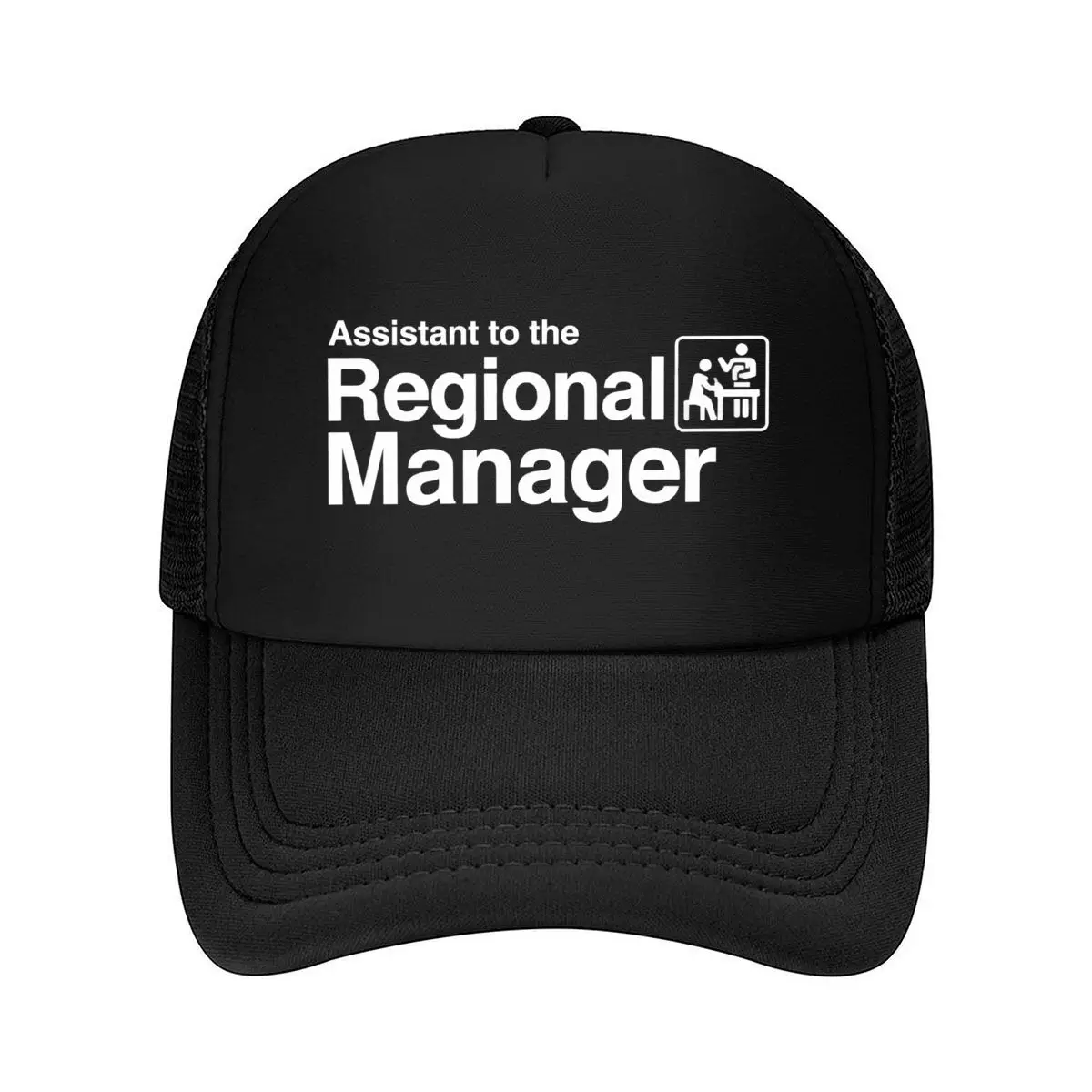 Assistant To The Regional Manager Office Graphic Mesh Baseball Cap Hip Hop