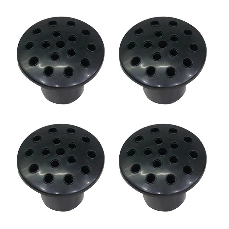 C63B 2/4Pcs Grave Flower Holder with Lid Home Garden Grave Memorial Gravestones Vase