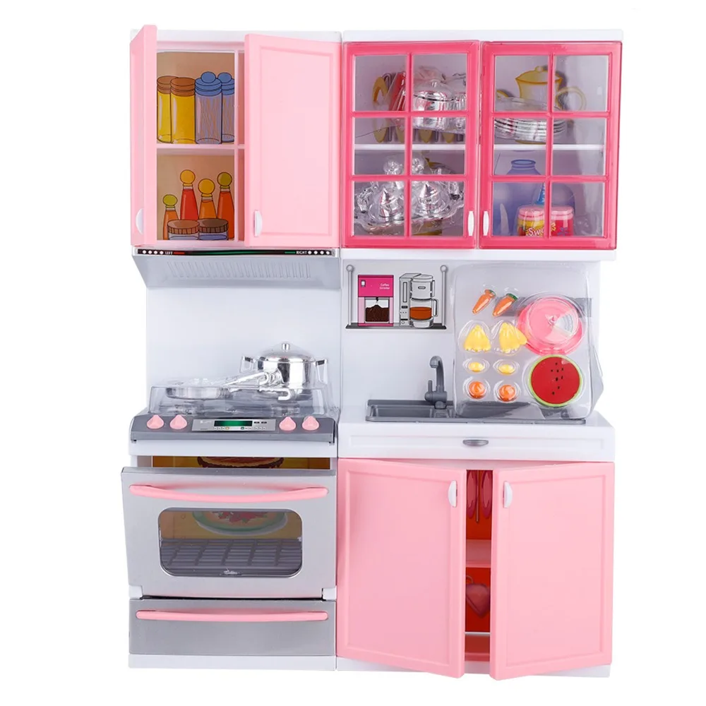 Nieuwe Mini Keuken Fantasiespel Set Grappig Keukengerei DIY Kinderspel Keuken Set Miniatuur Keuken Speelset Speelhuis Spel