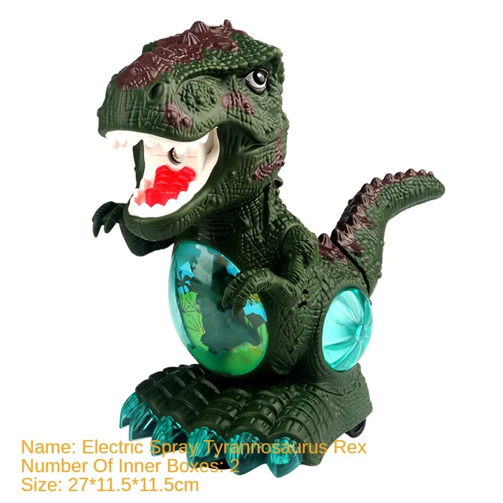 Brain Game Realistic Texture Atomized Spray Joints Are Movable Detachable Tail Simulation Modeling Electric Toys Dinosaur Toy