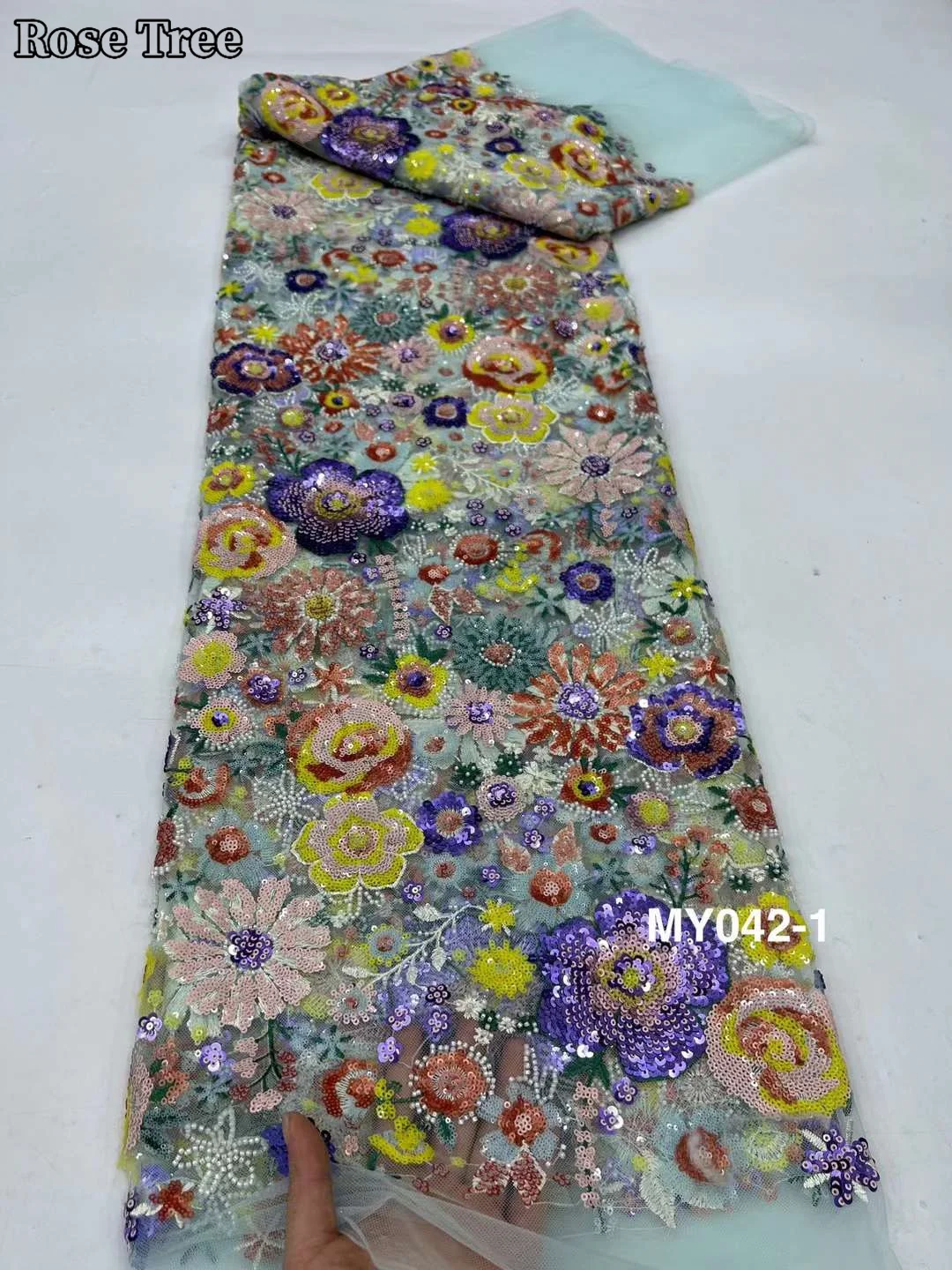 

Роскошный Африканский тяжелый бисер 2024 высококачественное кружево фатиновое кружевное платье для жениха