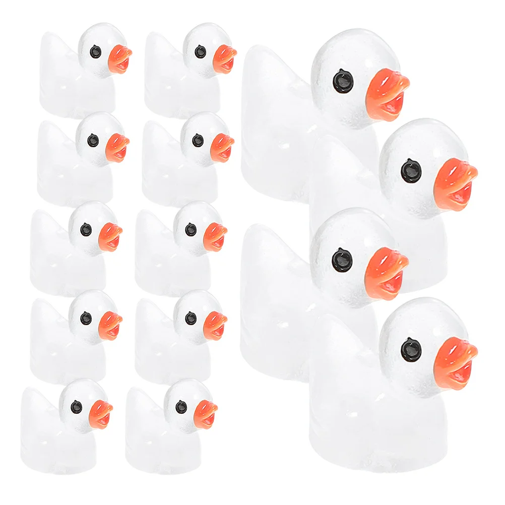 

50 Pcs Luminous Animal Figurines Tiny Decor Cute Ornament Ornaments Decorate