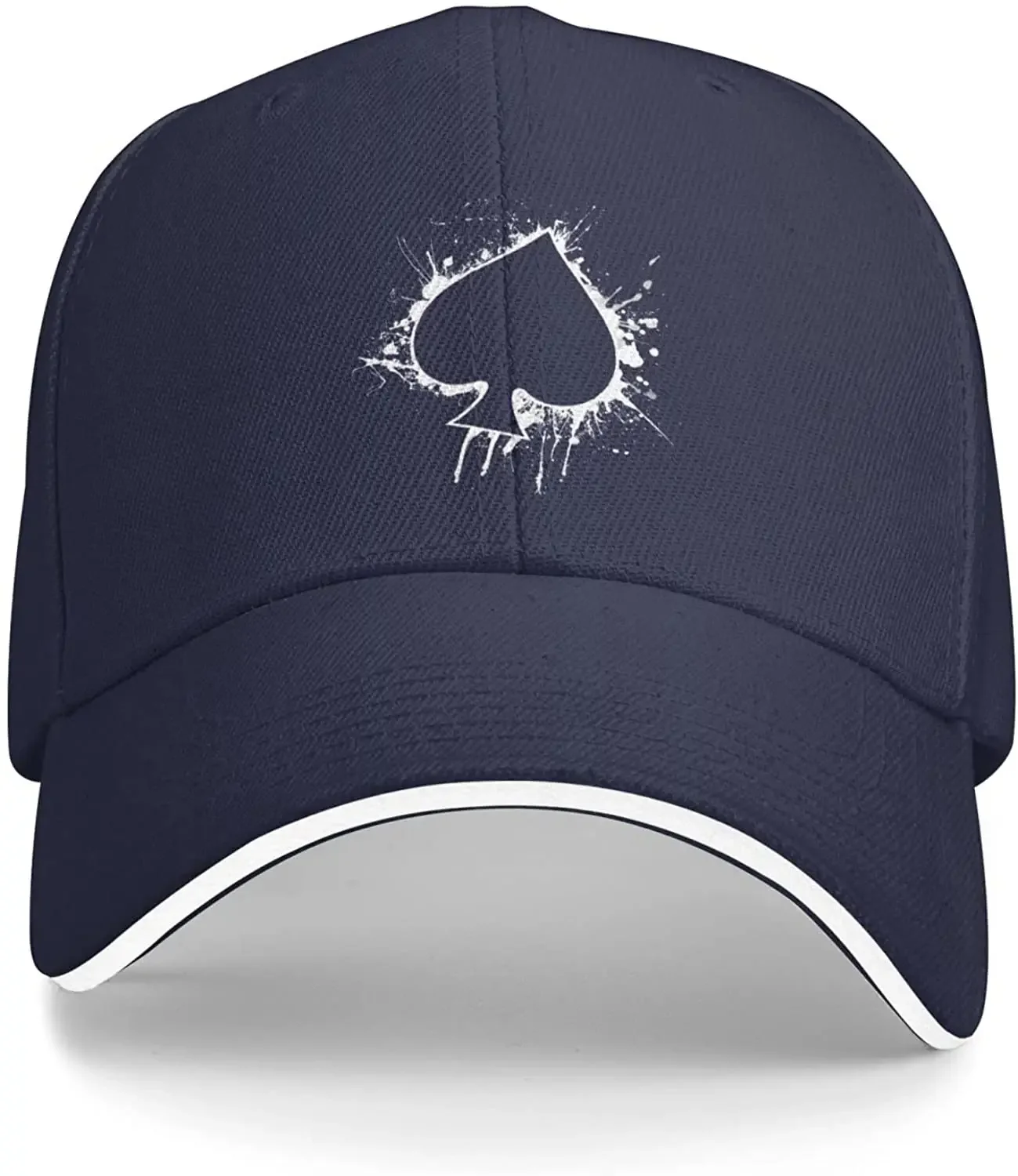 Poker Ace of Spades Cotton Dad Hat Classics Baseball Cap Adjustable Polo Trucker Unisex Style Headwear