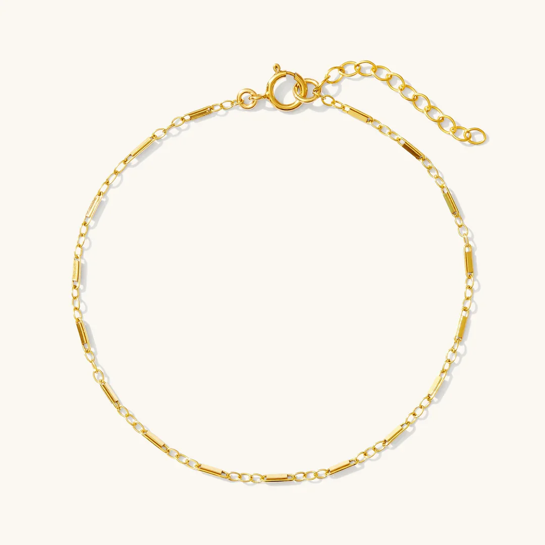 14K Gold Filled Shimmer Chain Bracelet Dainty Women's Bracelets Hypoallergenic Tarnish Resistant Gift for Women