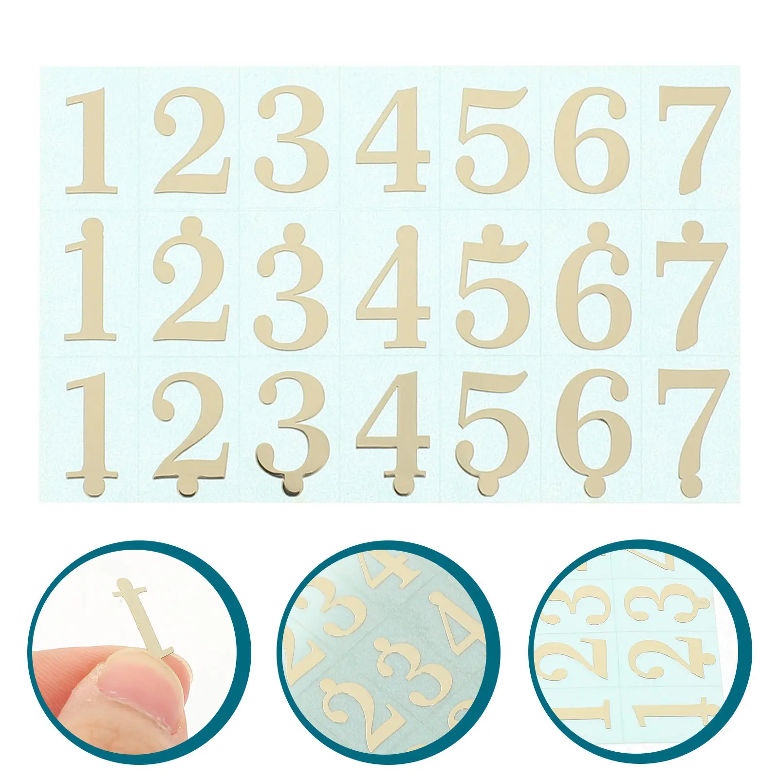 2Pcs Tongue Drum Note Stickers Large Font Bronzing Process Thick Adhesive Music Note Decals for Beginner Practice Percussion