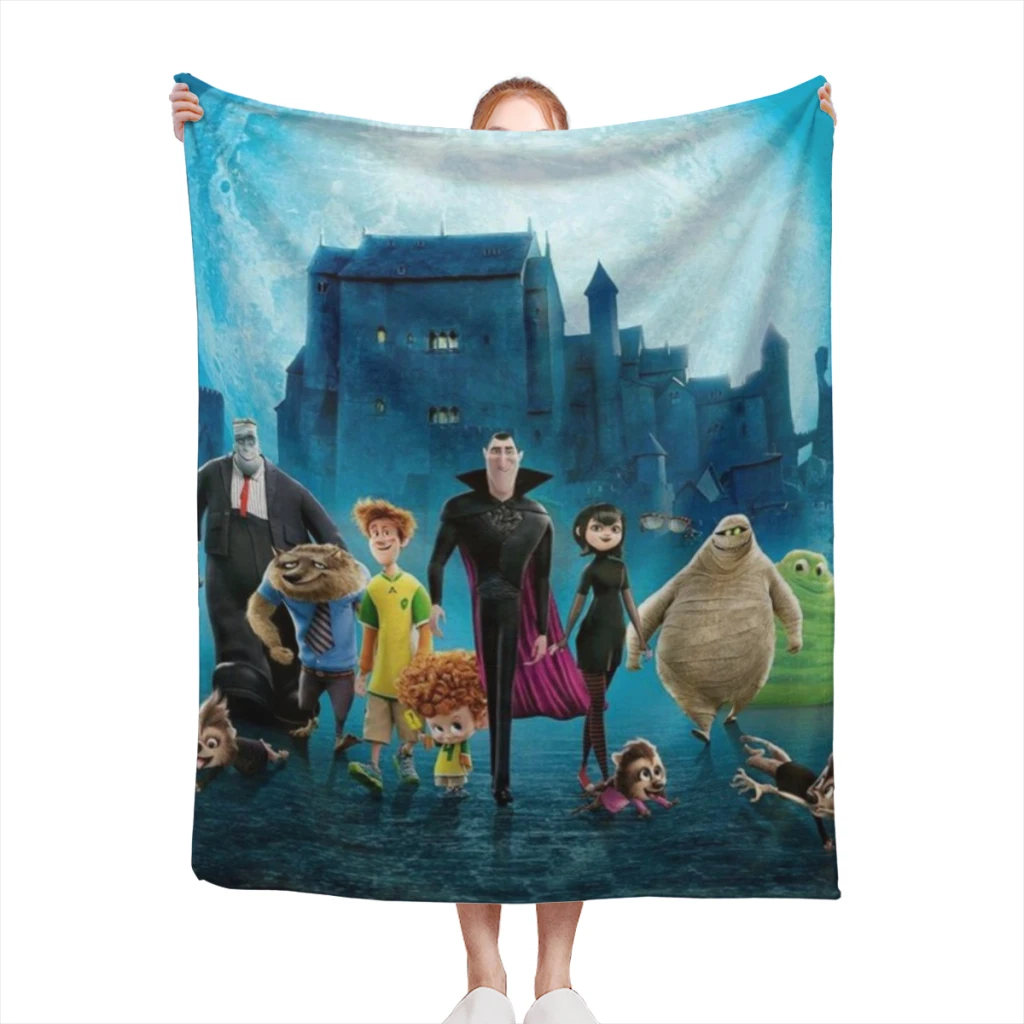 

Like-Hotel-Transylvania-Style blankets Warm Flange blankets Soft and comfortable blanket picnic blanket