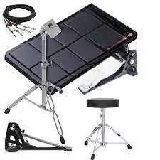 Pad Holder, Electronic Drum Set Stainless Steel Drum Room Sheepskin Rubber Drum