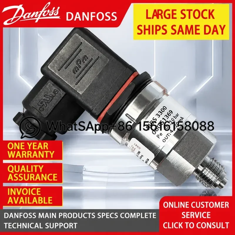 Danfoss MBS3100 Pressure Transmitter 060G1367 060G1368 060G1369 060G1370 060G1371 060G1372 Industrial Sensor High Accuracy