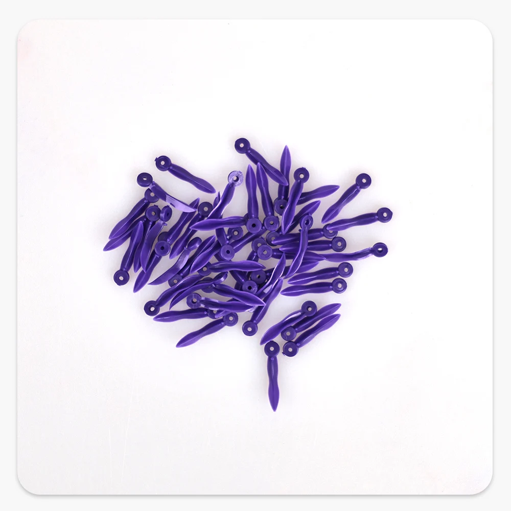 200Pcs/Box Disposable Dental Tooth Gap Wedges with End Circular Holes Plastic Wedge Size Large Medium Extra Small Small Material