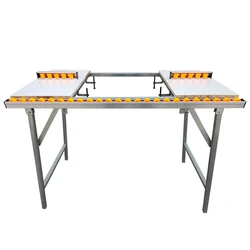 Woodworking portable edge banding machine platform bracket increases the widening platform retractable