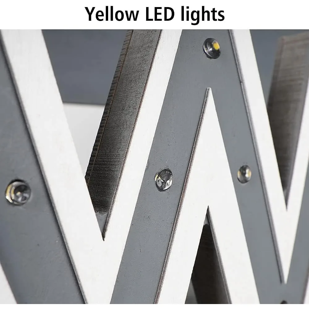 LED Wooden Wall Mounted Wine Rack and Glass Holder –Rustic Wine Bottle & Glass Holder & Wine Cork Storage Modern Home Decor