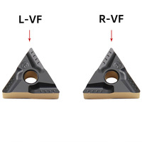 10pcs TNMG160404R-VF TNMG160404L-VF TNMG160408R-VF TNMG160408L-VF Carbide Inserts Turning Tools Cutter Lathe Blade
