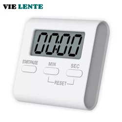 Digital Kitchen Timer Cooking Timer LCD Digital Manual Countdown Timer Mechanical Digital Kitchen Timer Magnetic Kitchen Gadgets