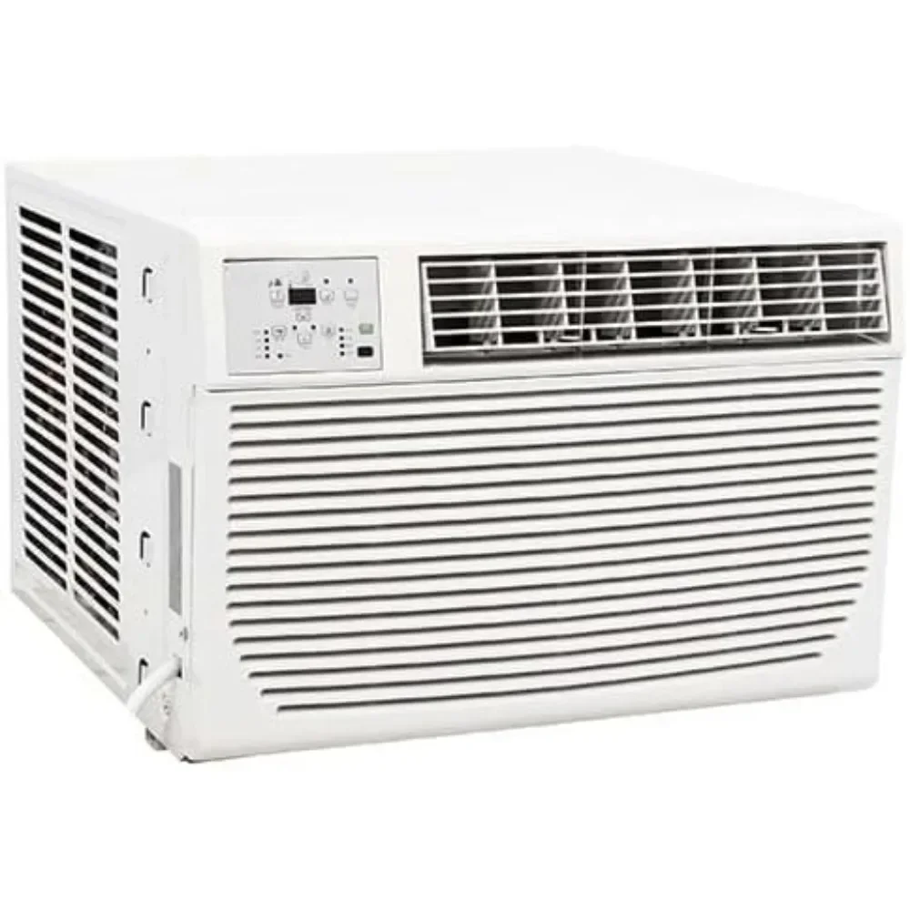 WAC12001W 12,000 BTU 208/230V Heat/Cool Window Air Conditioner，White