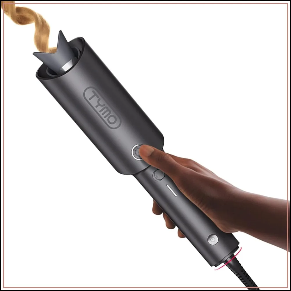 Auto Rotating Curling Iron - 1 Inch, Beach Waves, Dual Voltage, Lightweight, Ceramic Coating, Ionic