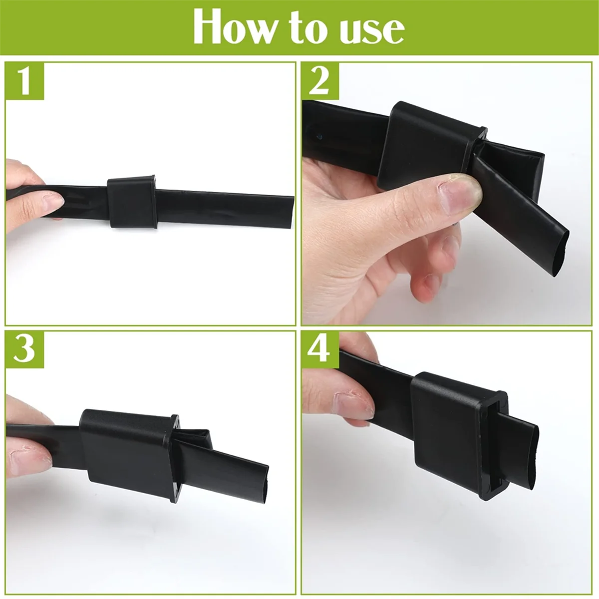 

【2025-Electronics】{100 Pieces Folding Drip Tape Row End for Drip System and Garden Landscaping Irrigation Drip Tape End Closure
