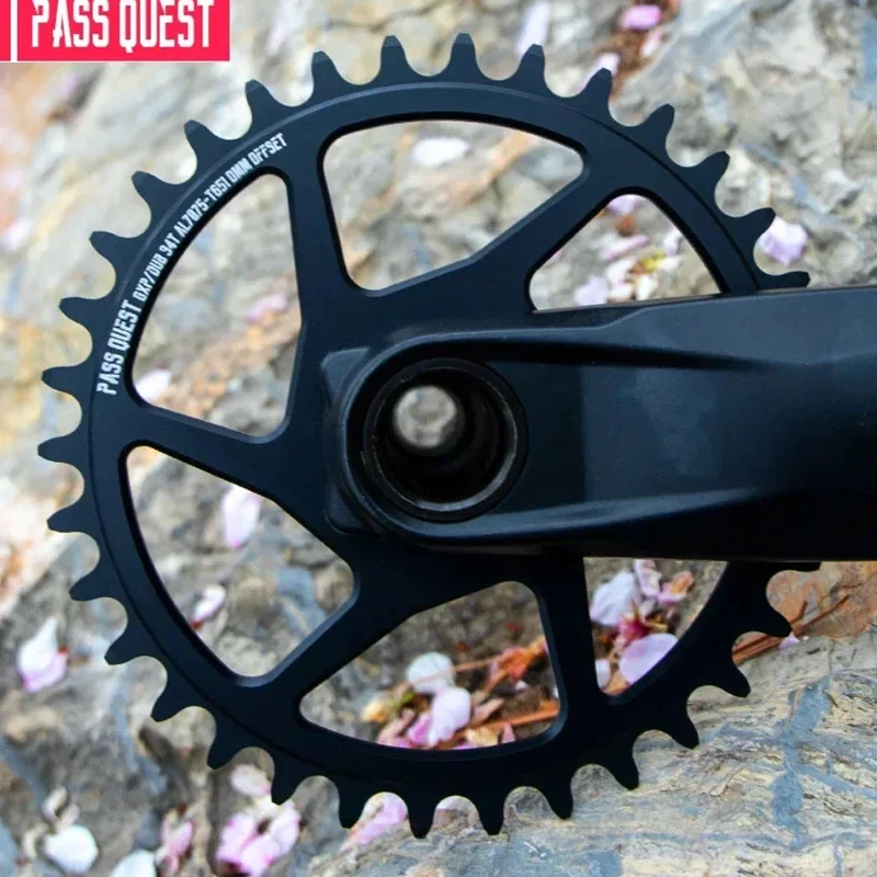 PASS QUEST 104BCD and 3 nails SingleSpeed Chainwheel for Dirt Jump Urban and Street Action Bike Dedicated Single-Speed Chain