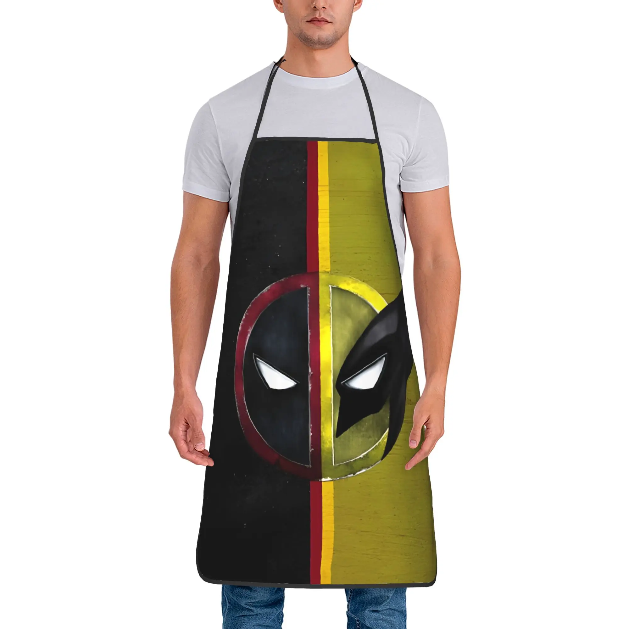 

Deadpool X Wolverine Aprons Chef Kitchen Cooking Marvel Marvel Tablier Cuisine Baking