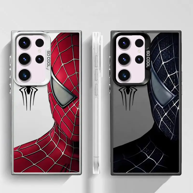 Marvel Sipider Man Phone Case for Samsung Galaxy S24Ultra S23 FE Note 20 Ultra S20 S21 S22 Plus S20fe S23Ultra 5G funda Cases