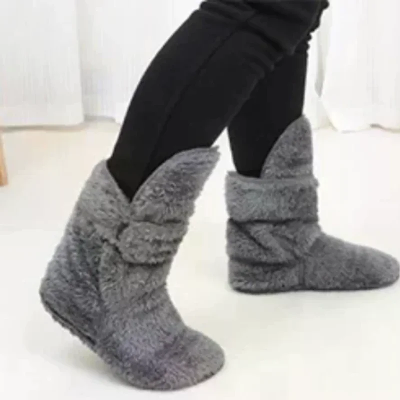 

Autumn Winter Foot Wrist Protective Socks Men Women Fracture Gypsum Socks For Middle Aged Elderly Indoor Home Warmth Floor Socks