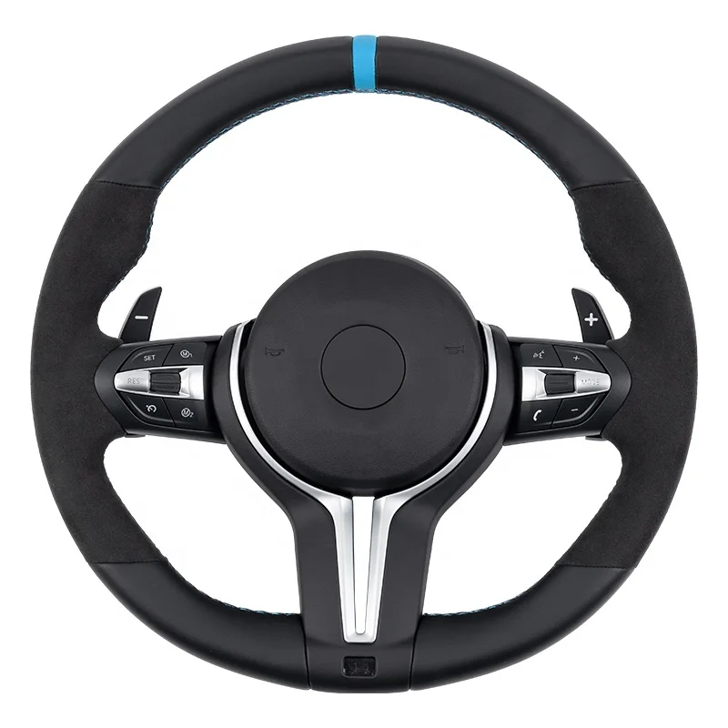 

Customs Full Leather Steering Wheel For BMWs M1 M2 M3 M4 M5 M6 F10 F30 F12 X1 X2 X3 X4 X5 X6