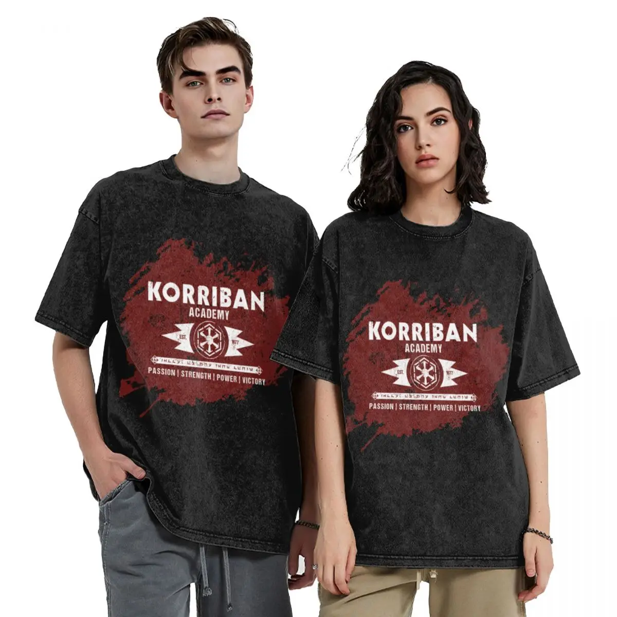 

korriban T-Shirt summer shirt Luxury man sweat anime cotton t shirt men
