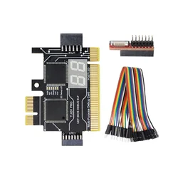 Analyzer LPC Debug Card PCI PCI-E Post Test Kit Motherboard Diagnostic Card J04