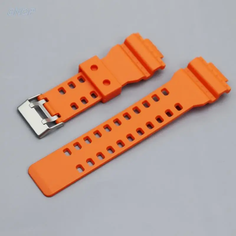 16mm Silicone Watchband for Casio G-Shock GA-110 GA-100 GA-120 Rubber Waterproof Men Watch Band Strap for ga700 400 g-8900