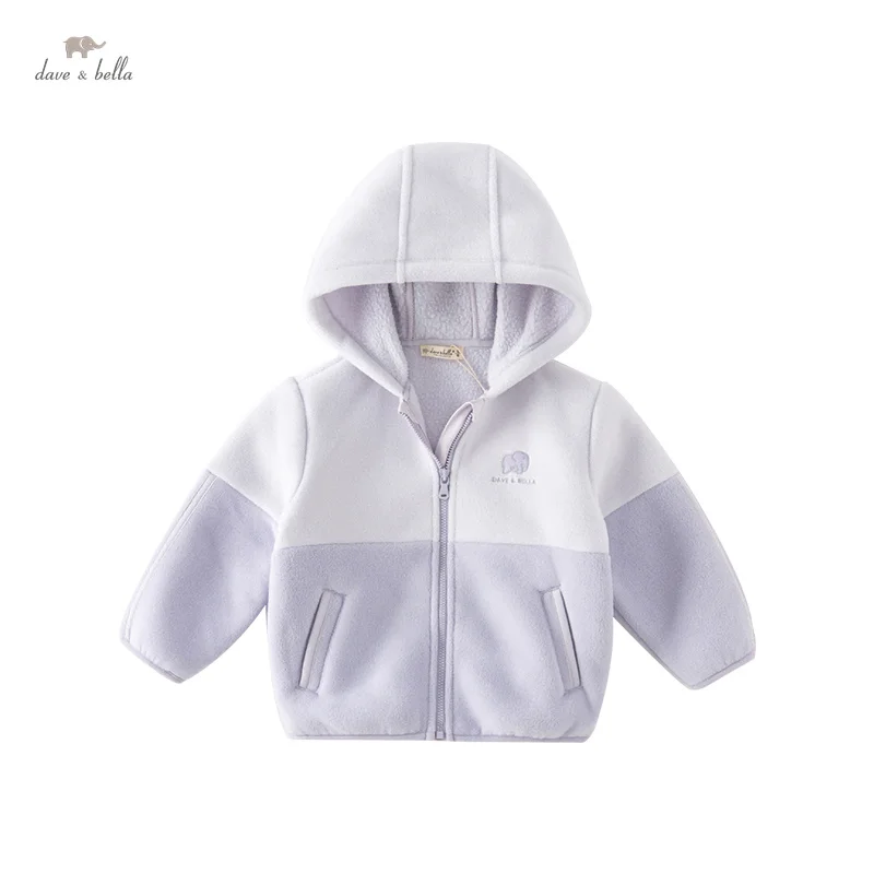 Dave Bella Children Girls Boys Autumn Fashion Casual Fleece Coat Tops Jacket Cardigan Outerwear Outdoor Sport DB4237986