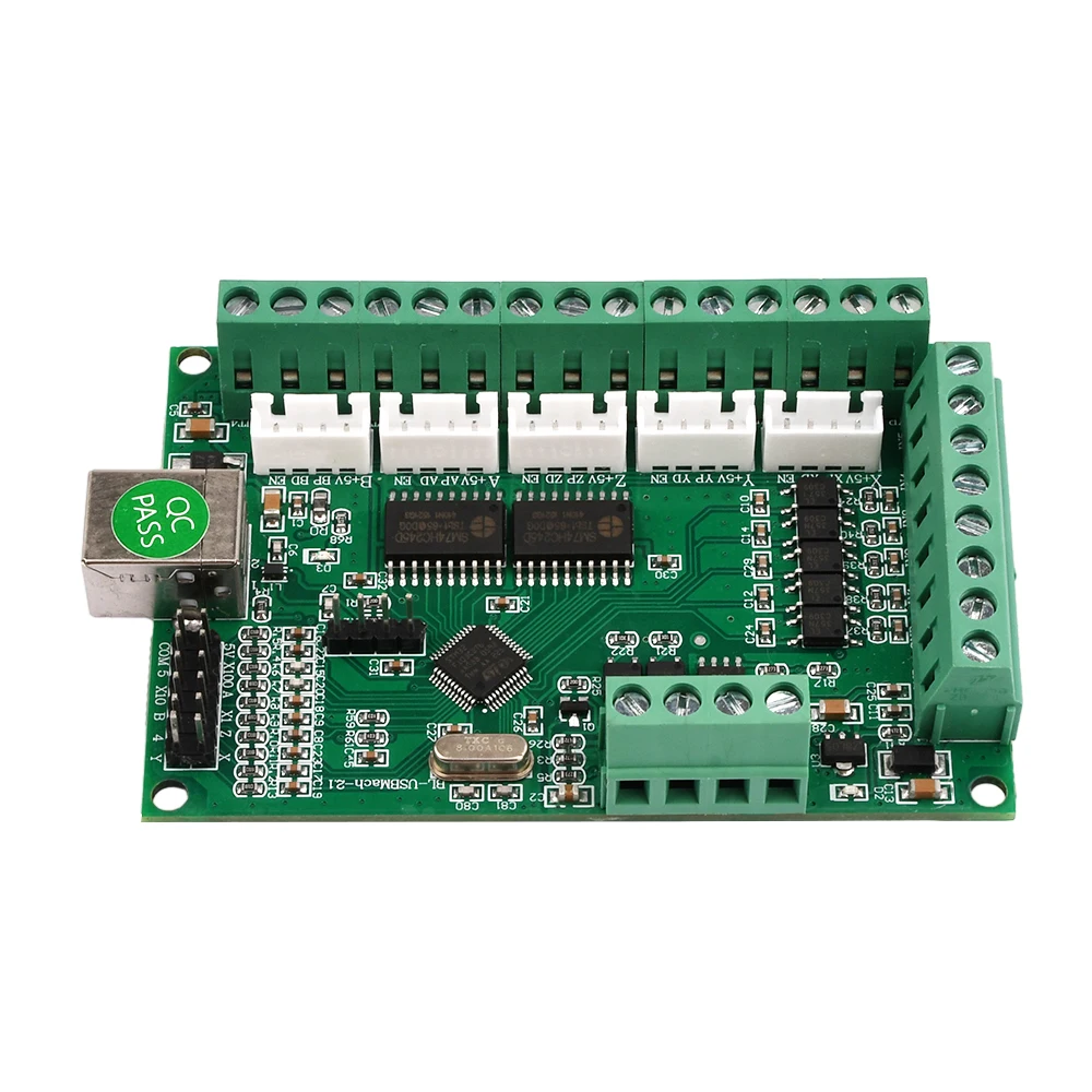 MACH3 V2.1 Five-Axis Engraving Machine Motherboard CNC Motion Control Card 5-Axis Stepper Motor Drive Interface Board