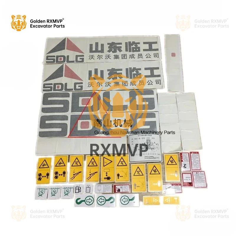 For SDLG  LG933/936/952/953/956L Loader Full Car Sticker Car Logo Sticker Accessories Excavator