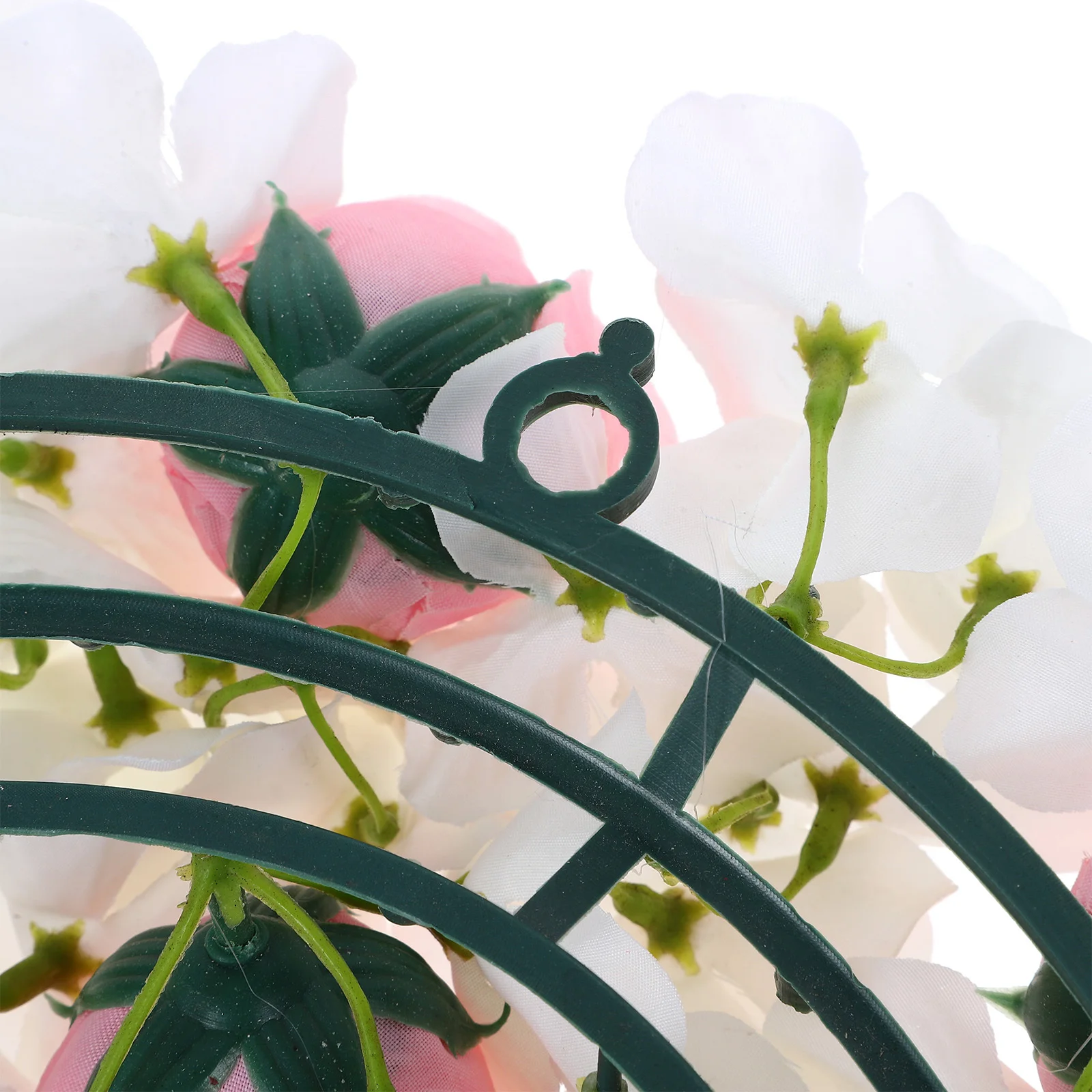 

Artificial Rose Ring Wreath Lightweight Realistic Flower Rings for Wedding Party Table Decor Party Wreath