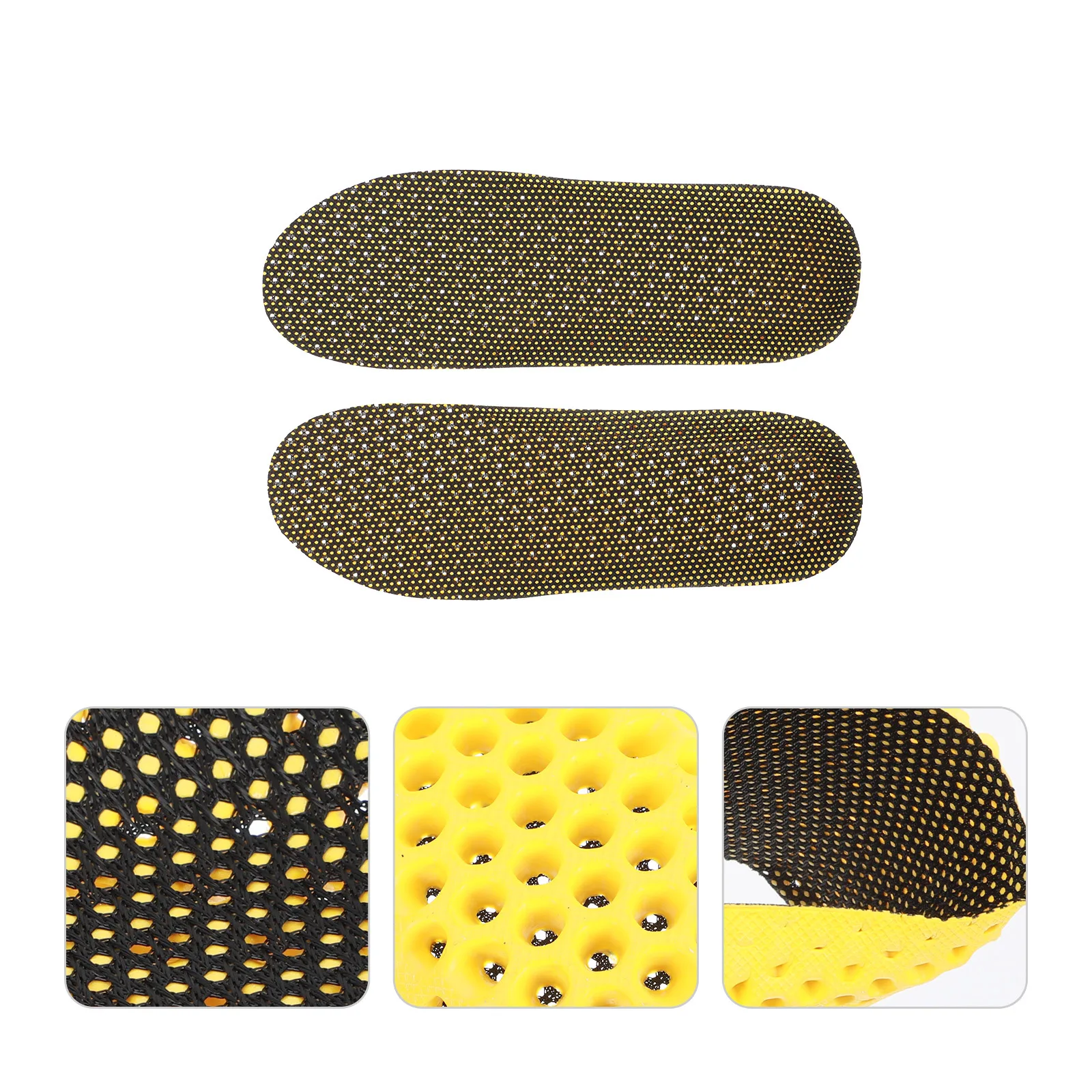 

2Pairs Shock Absorption Insoles Breathable Comfortable Sports Shoe Pads Sweat Absorbing Foot Care Insole Breathable Insole
