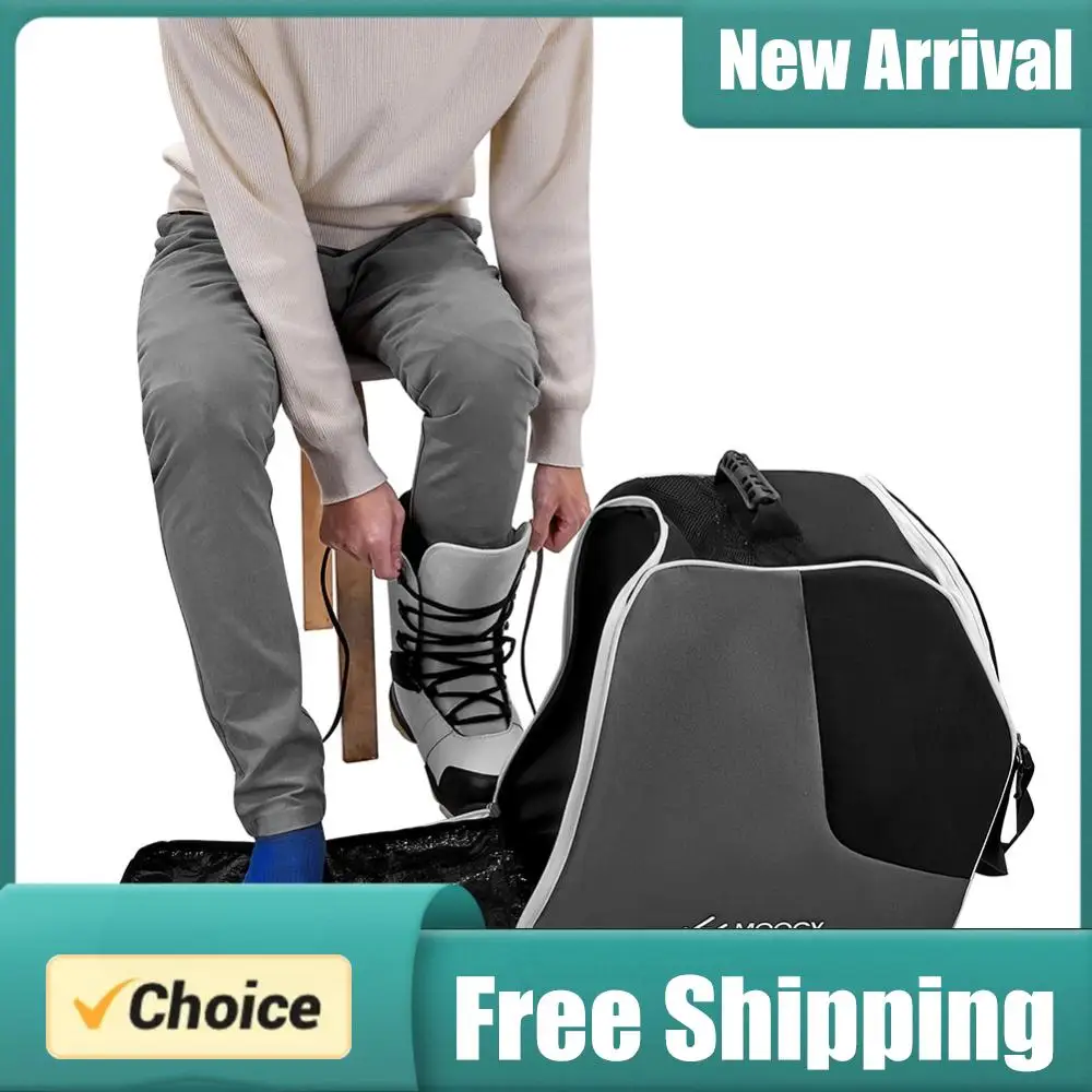 

Портативная сумка для лыж, регулируемая, профессиональная, для хранения зимнего лыжного снаряжения, нескользящая, для лыжного шлема, очков, перчаток