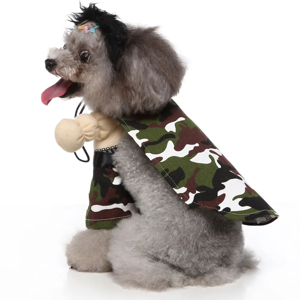 

Dog Cat Cosplay Funny ​​clothes Pet Garment Christmas Costume Polyester Suit