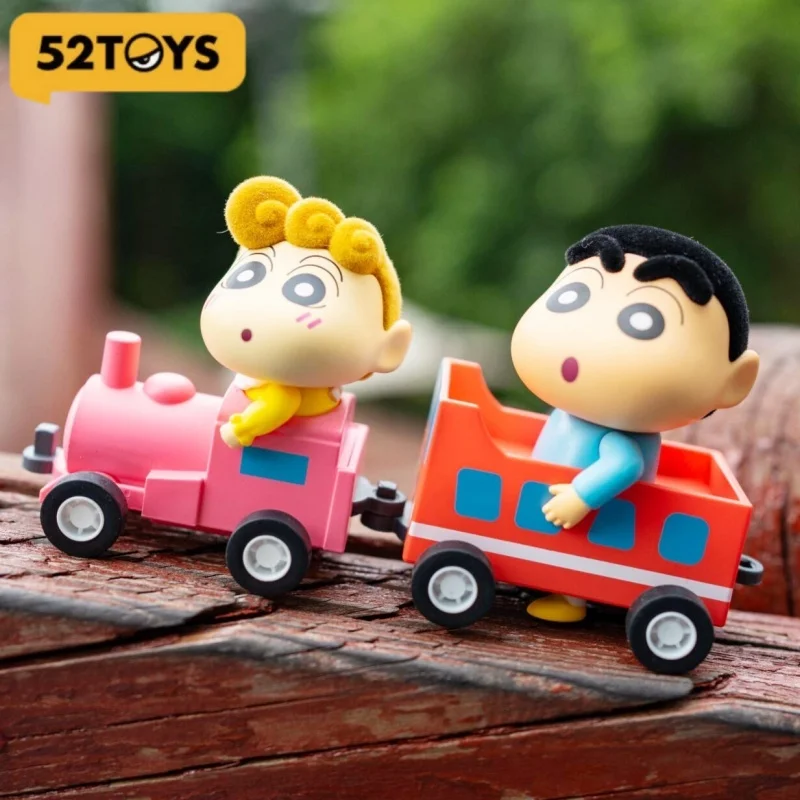 

New 52TOYS Crayon Shin Chan Blind Box Train Squad Series Cute Fashion Doll Desktop Ornament Beautiful Peripheral Gift Collection