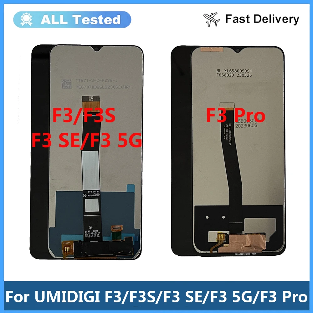 

For UMIDIGI F3 Pro LCD Display + Touch Screen Replacement For UMIDIGI F3 F3S LCD UMIDIGI F3 SE LCD Display Repair Parts + Glue