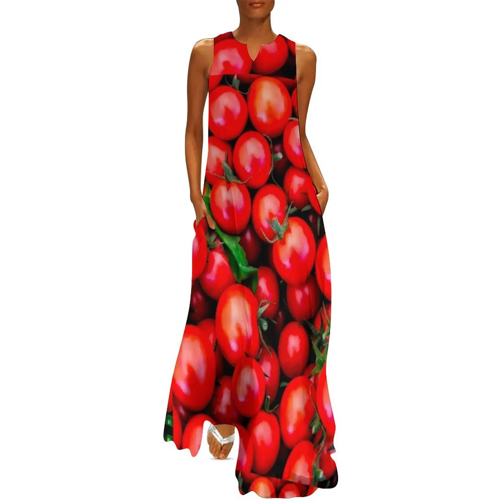 

Garden Tomatoes 3 Long Dress birthday dress for women luxury 2025 summer women's suit evening dress ladies