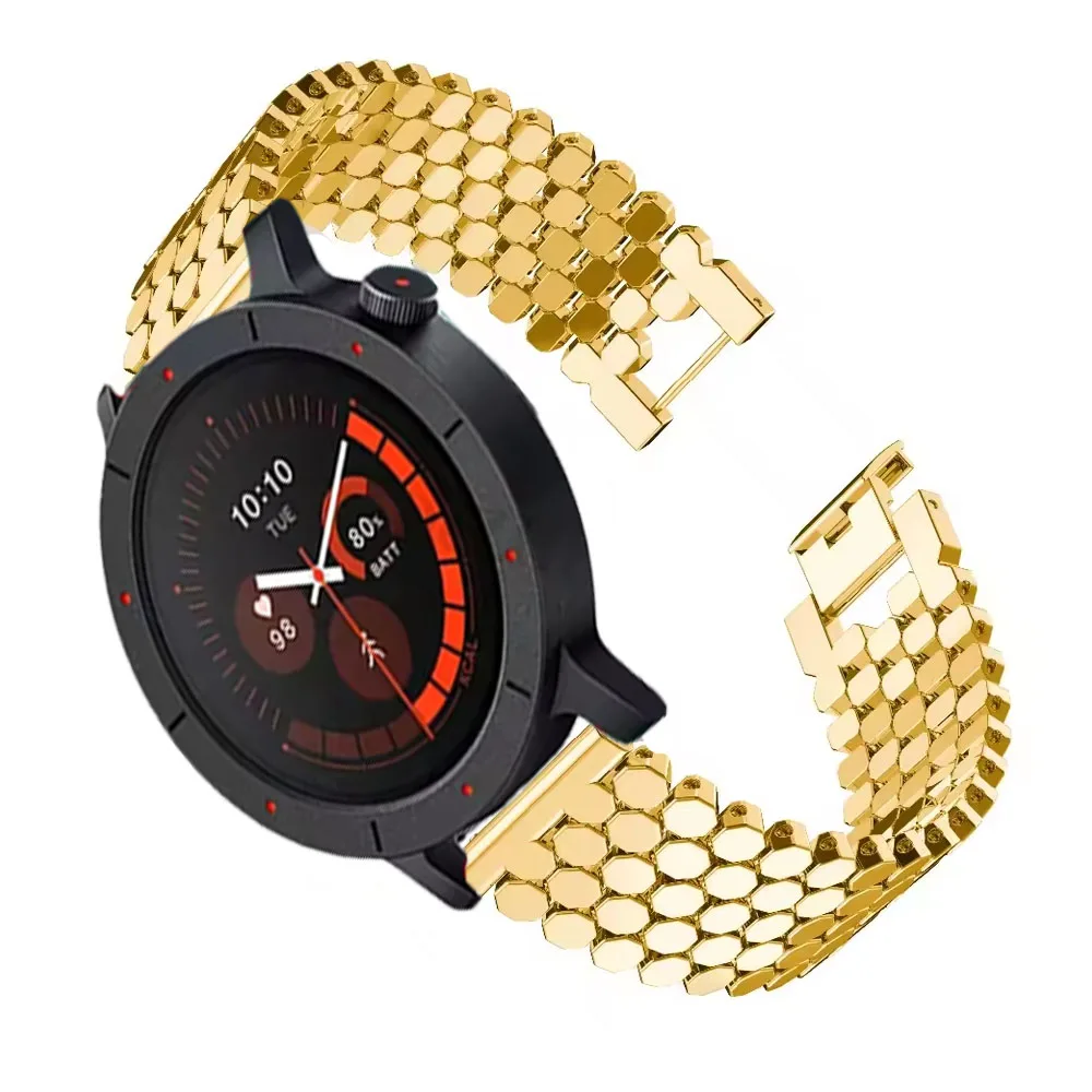 Pulseira de aço inoxidável de 22mm para cmf por nada watch pro 3 pulseira para xiaomi watch s4 s3 s2 s1/huawei gt5 gt4 46mm pulseira de metal