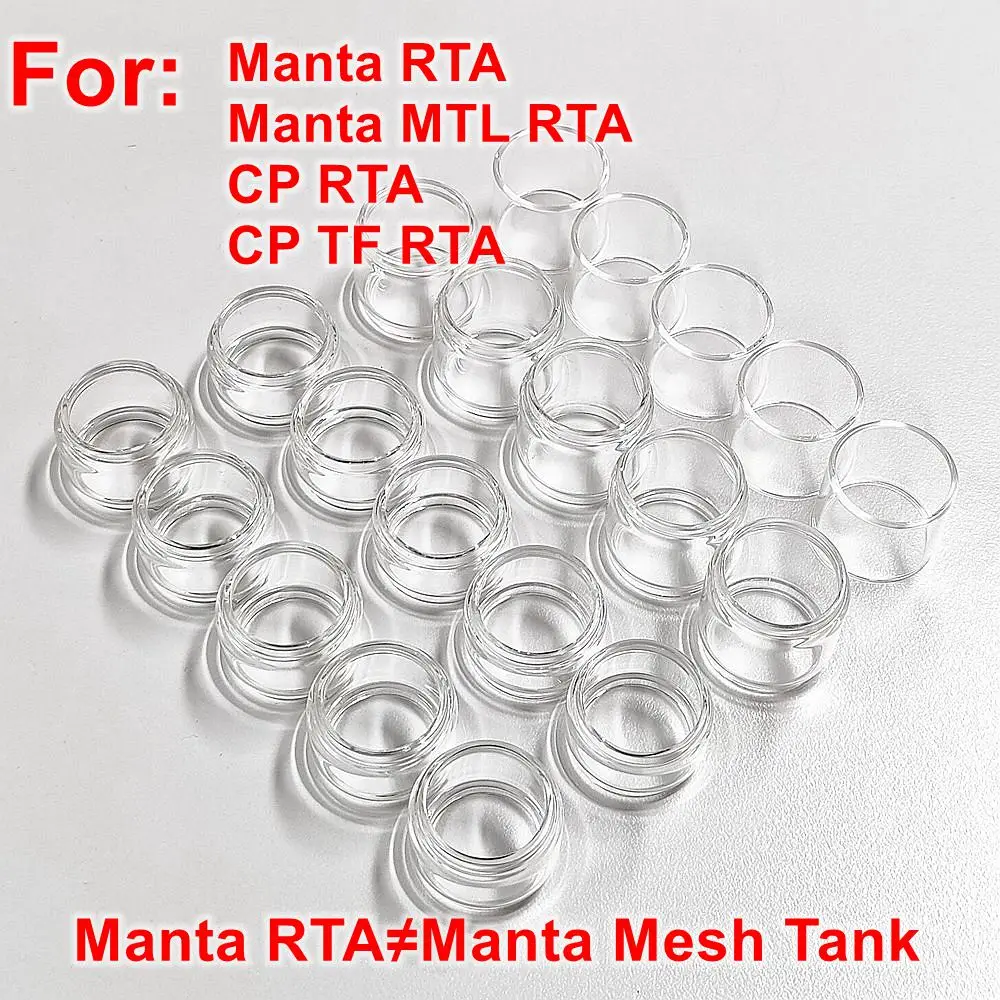 

5/3/2PCS Hongxingjia Glass Tool For Manta MTL(RTA) CP TF Glass Tool Straight/Bubble Glass