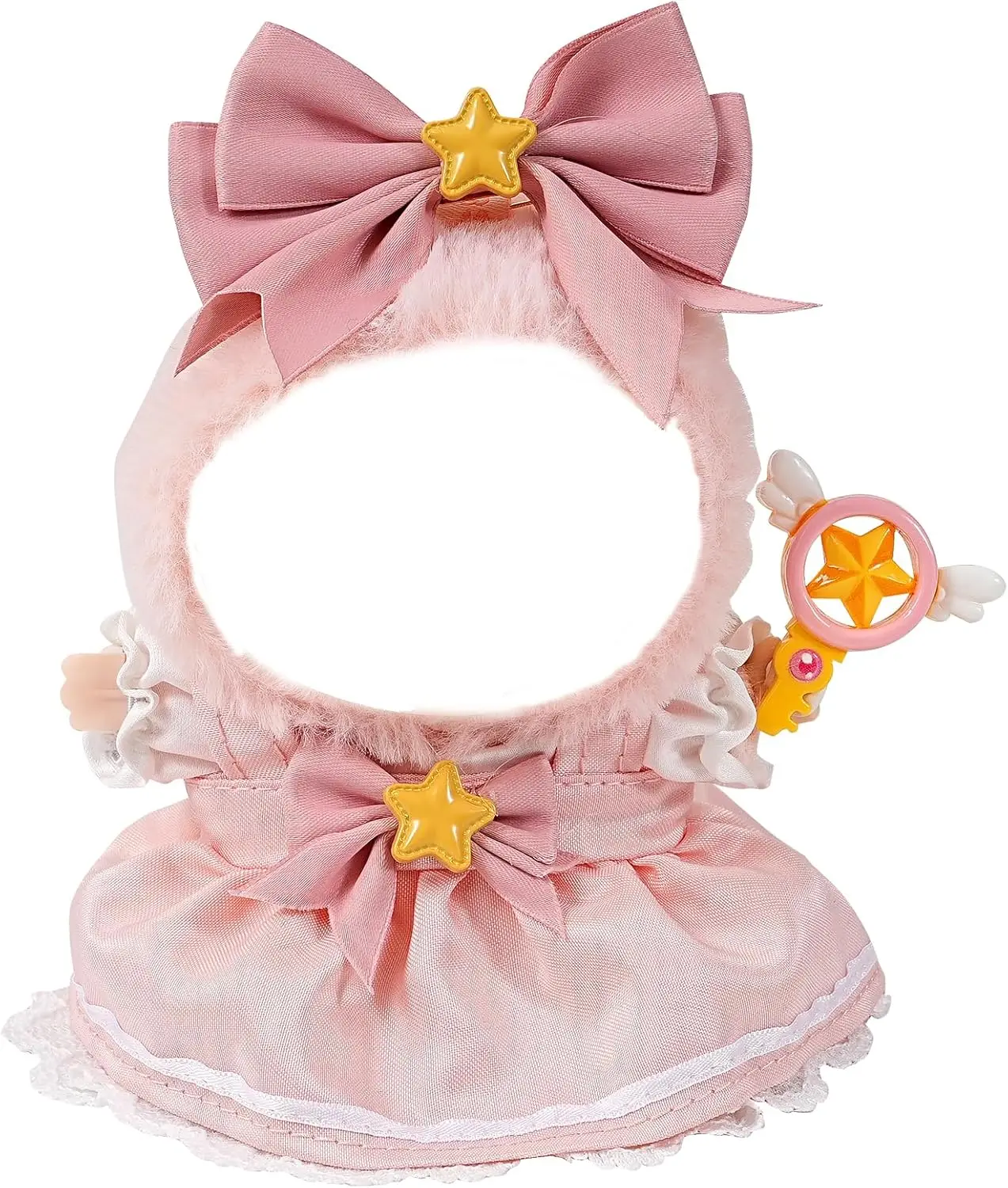 

Одежда для кукол 17 см, милая одежда 6,7 дюймов (15-17 см), подходящая для аксессуаров для кукол, одежда из 4 предметов для кукольного наряда