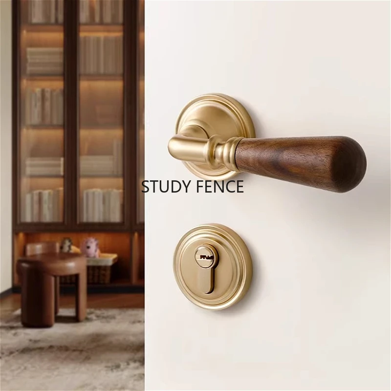 

Zinc Alloy Bedroom Door Lock Set Indoor Lock Set Apartment Silent Door Lock Set Suitable for New Door Installation with Key