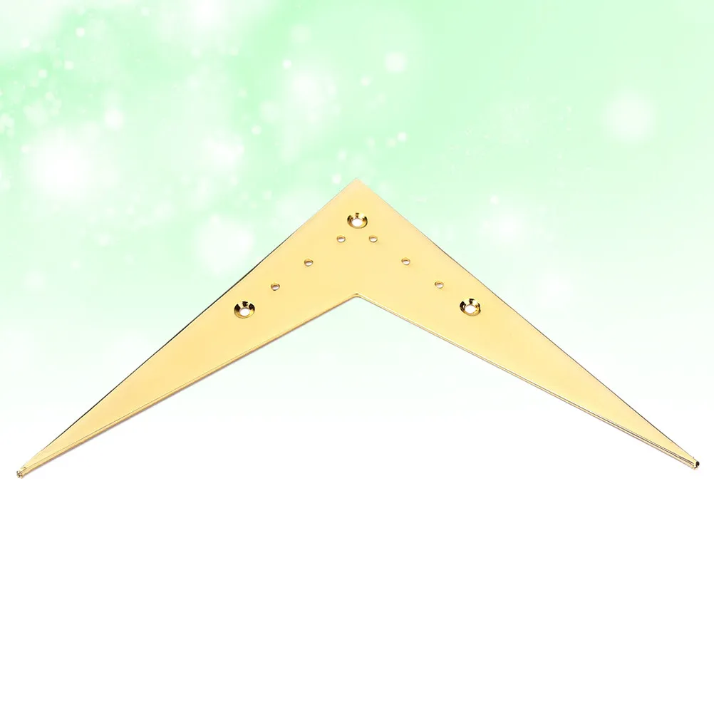 6-String V-Style Vee Flying Guitar Bridge Tailpiece Golden Convenient Replacement Part for Guitar Accessories