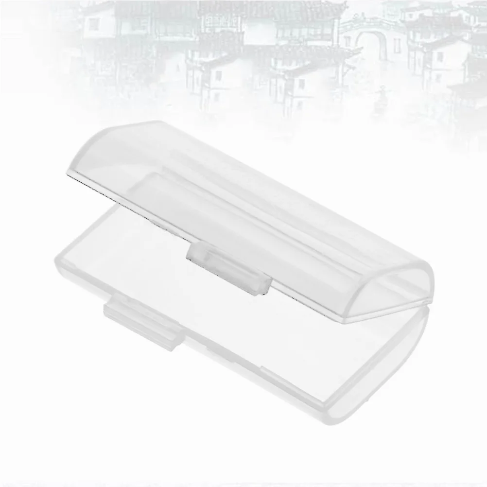 Aaa Storage Box Clear Plastic Case Holder Lightweight Compact For Travel Safe Protection Guard