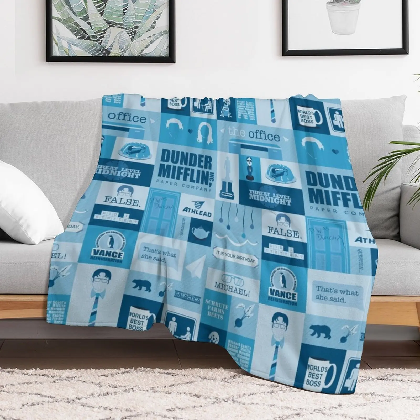 

The Office Throw Blanket Quilt Single Blankets Sofas Of Decoration Sofa Throw Blankets