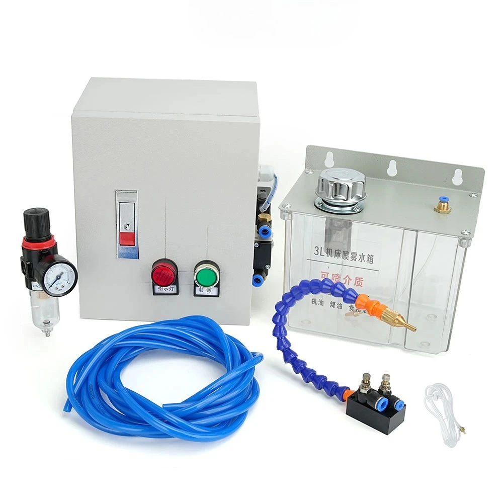 CNC Machine Engraving Router Cooler,Electric Auto Metal Cutting/Cooling/Oil Mist Coolant Sprayer Set